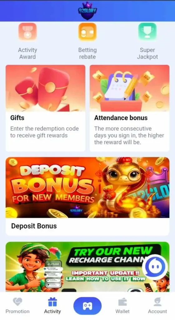 92 Glory Game APP