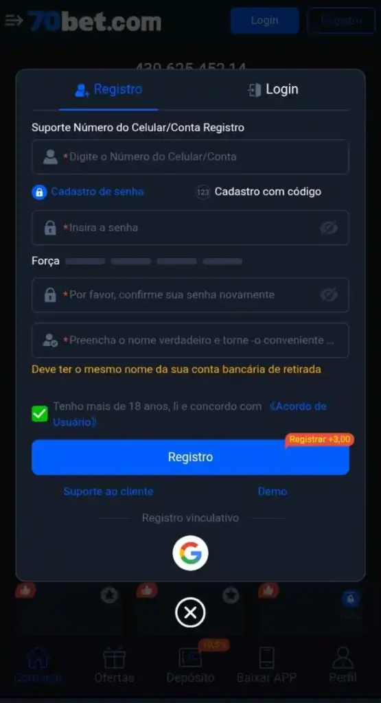 70BET Game APK